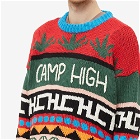 Camp High Men's Hayan Merino Blend Crew Knit in Multi