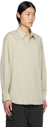 LEMAIRE Green Relaxed Shirt