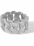 Pearls Before Swine - XL Link Silver Ring - Silver