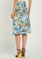 Rabanne Sequin-embellished Floral Midi Skirt Multicoloured
