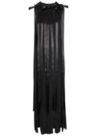 Simone Rocha Unbounded Ribbon Floral-jacquard Midi Dress Black