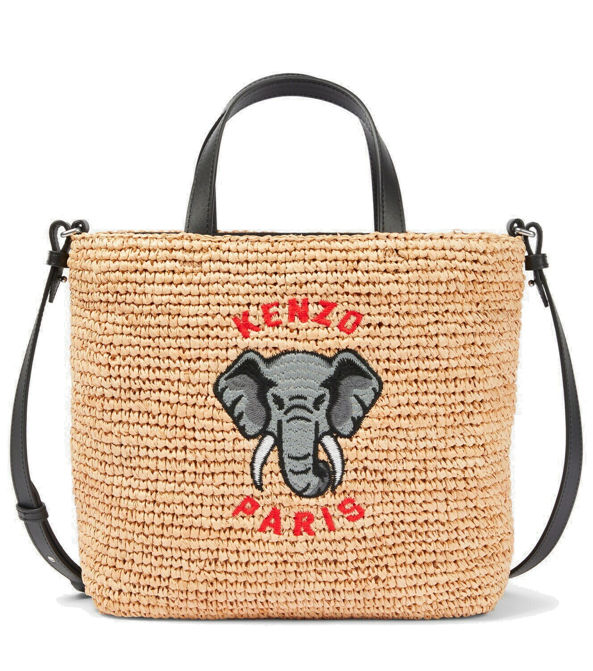 Kenzo - Large raffia tote bag Kenzo