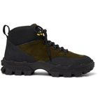 Moncler - Hector Suede and Rubber Hiking Boots - Green