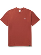 Nike - NRG ACG Logo-Embroidered Jersey T-Shirt - Red