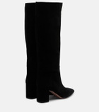 Paris Texas Anja suede knee-high boots