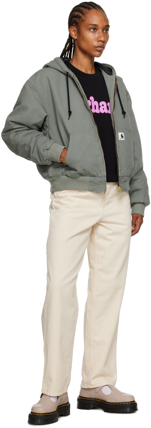 Gray carhartt clearance jacket