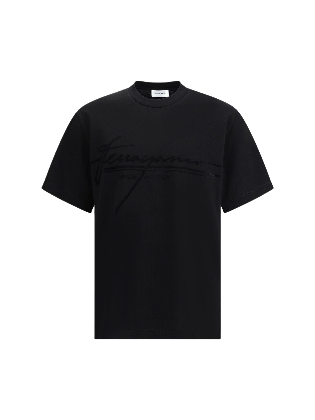 Salvatore Ferragamo ブラック Tシャツ M Long sleeved sports shirt - Men | Ferragamo