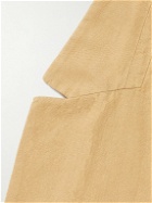 Folk - Unstructured Linen and Cotton-Blend Blazer - Brown