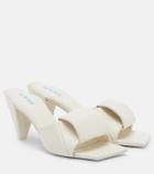 Loewe Origami leather mules