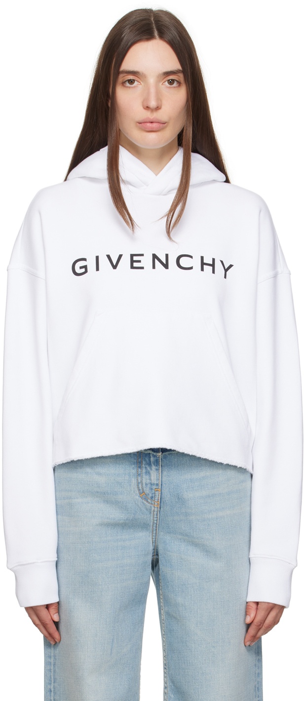 Photo: Givenchy White Archetype Hoodie