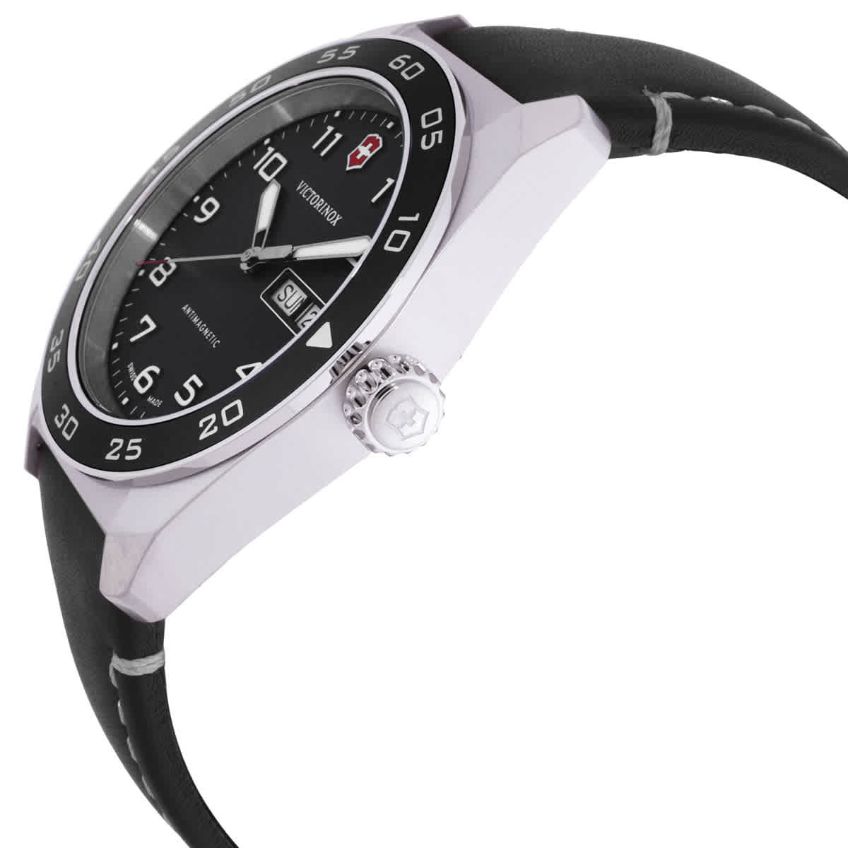 Victorinox Swiss Army Quartz Black Dial Mens Watch 242041