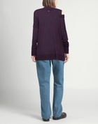 Manila Grace Womens Turtleneck Dark in Purple