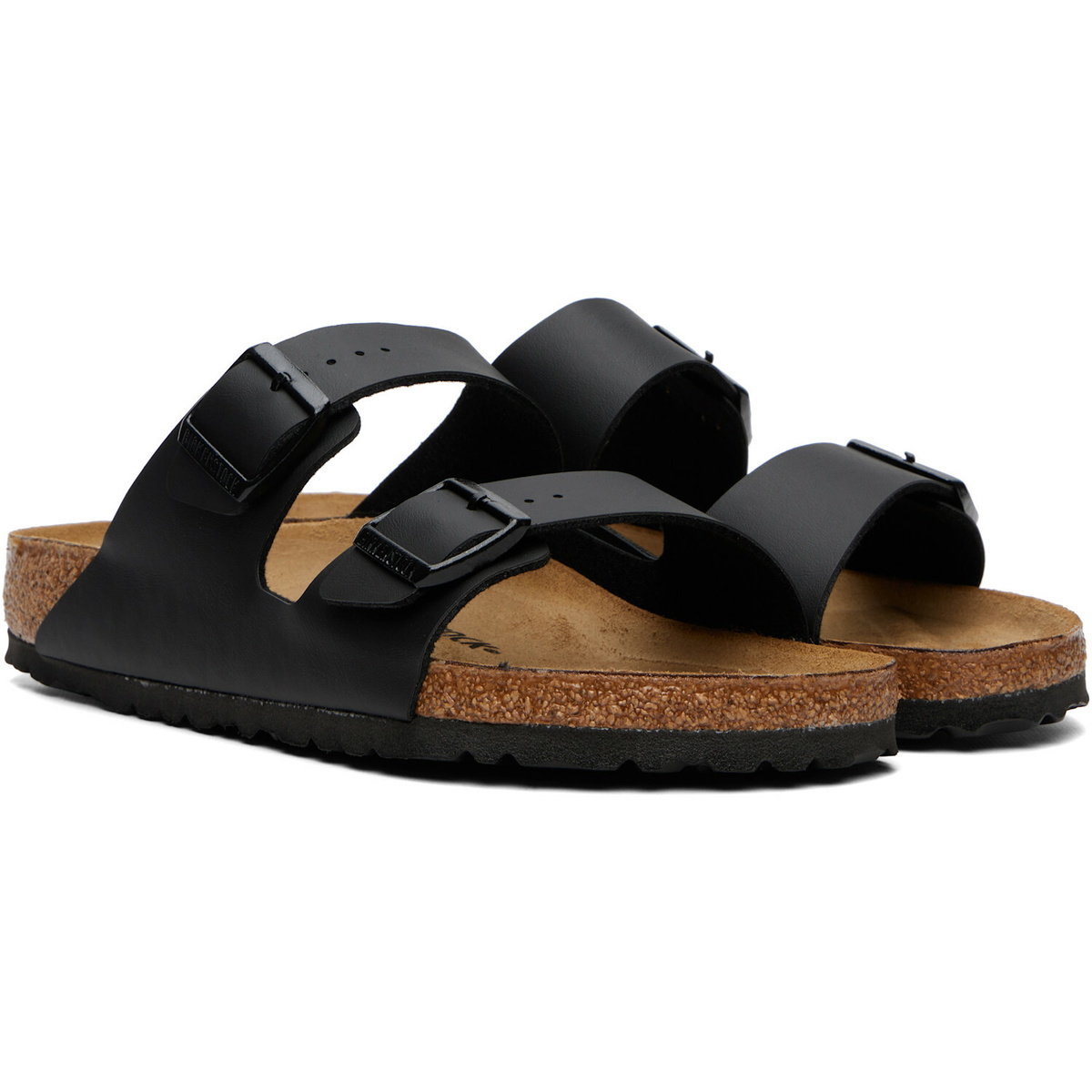 Birkenstock Black Regular Arizona Sandals