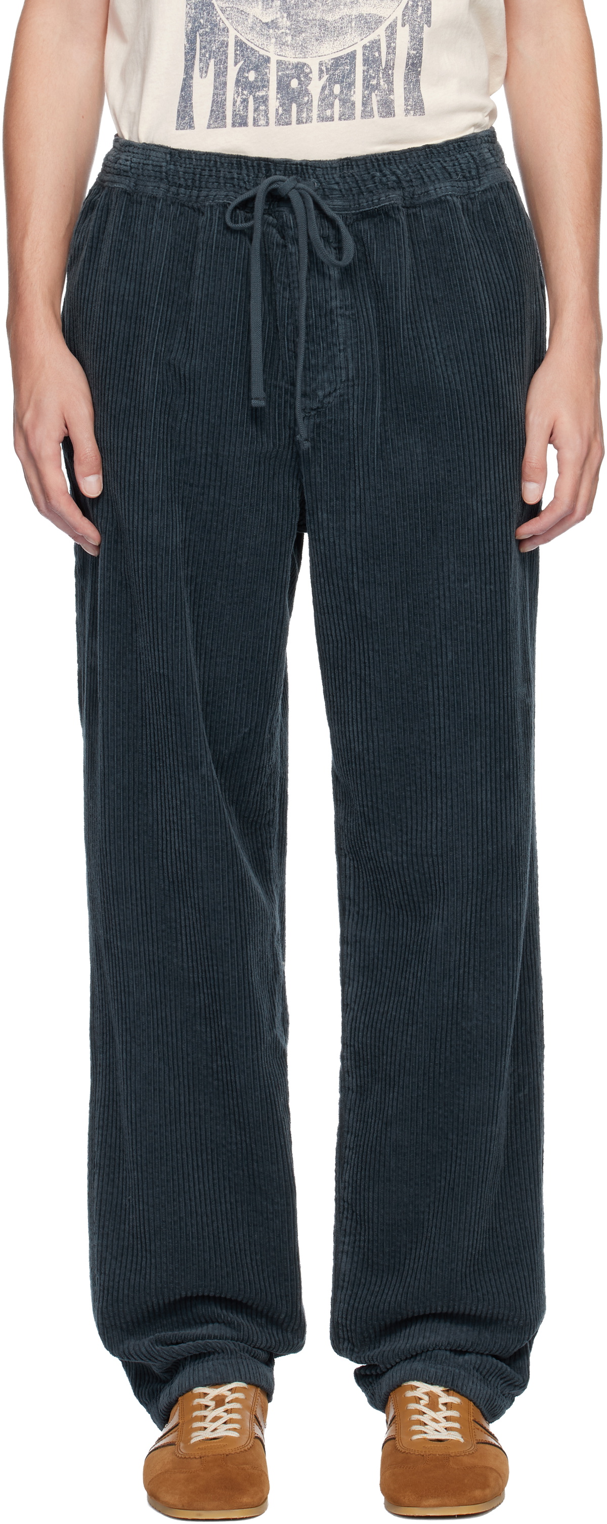 Isabel Marant Navy Nirlen Trousers