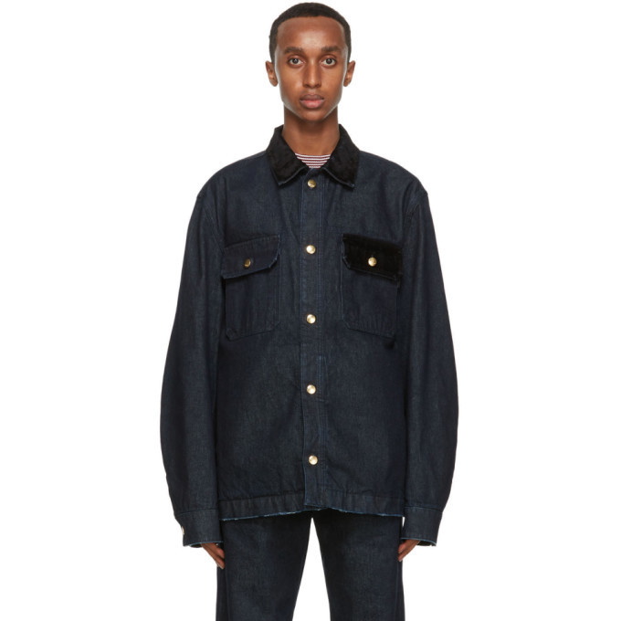 Carhartt WIP Workwear Denim Jacket With Raw Hem