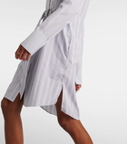 JW Anderson Striped cotton shirt dress