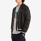 Lacoste Men's x CLOT Reversible Patch Cardigan in Navy Blue