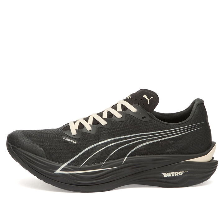 Photo: Puma Men's x Represent Deviate Nitro Elite 3 Sneaker in Black/Cream