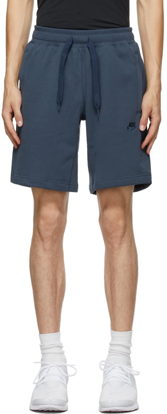 Photo: Nike Navy Sportswear Club Classic Shorts