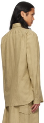 SC103 Beige Script Shirt