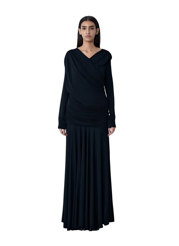 Photo: GANNI Ruched Maxi Dress