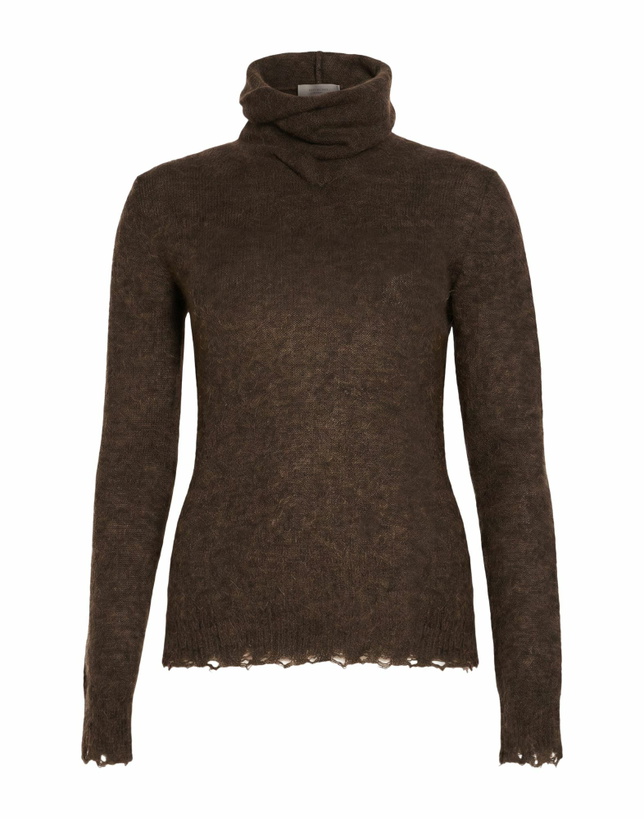 Photo: Giorgio Brato Womens Turtleneck Dark in Brown