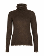 Giorgio Brato Womens Turtleneck Dark in Brown
