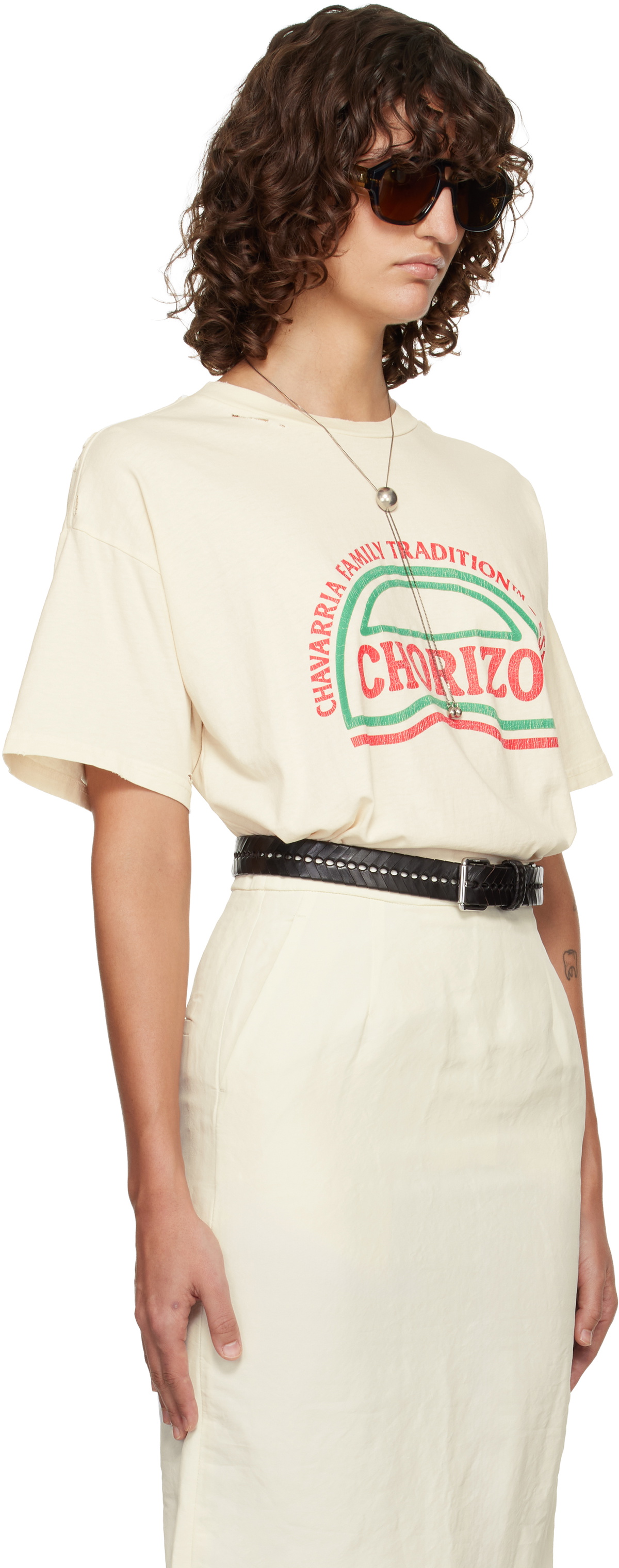 WILLY CHAVARRIA Off-White 'Chorizo' Easy T-shirt