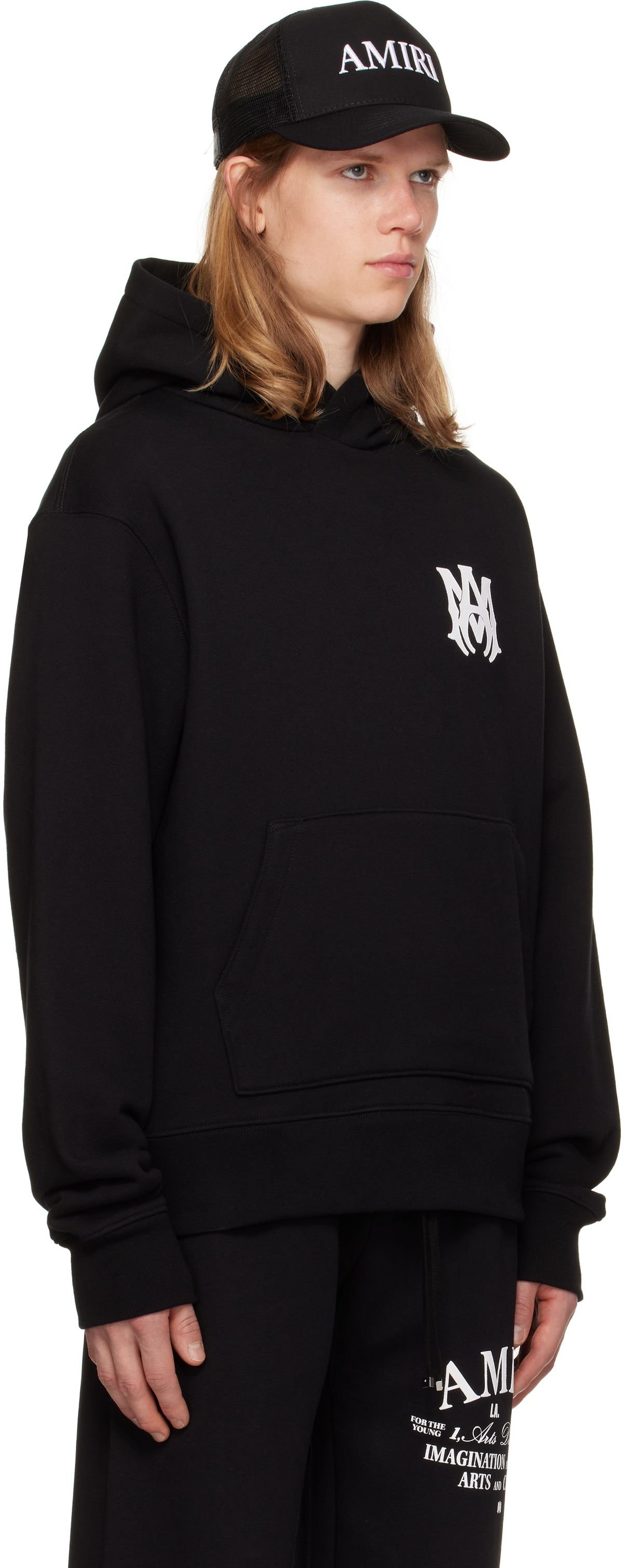 トップス AMIRI MA Core Logo Hoodie Black Amiri MA Core Logo Hoodie in Black | FWRD