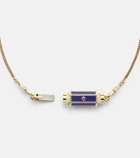 Marie Lichtenberg Baby 18kt gold pendant necklace with lapis and rubies