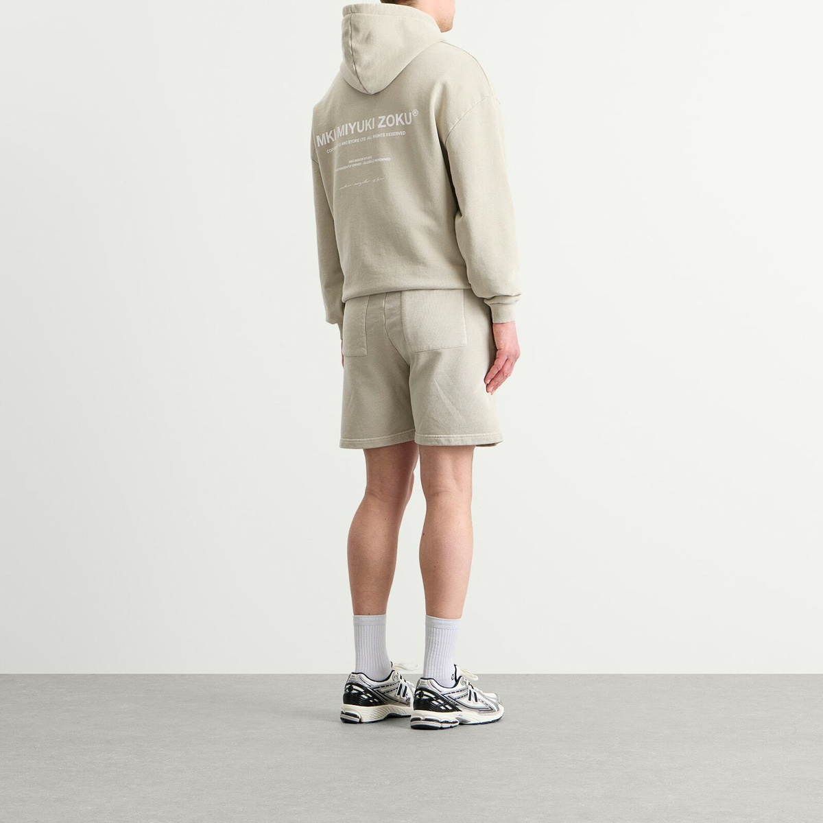 MKI Men's Design Studio Hoodie in Pigment Cement