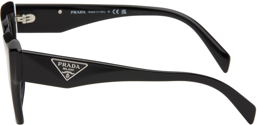 [Prada] 在庫処分 Black めがね Prada Eyewear Black Square Glasses Prada