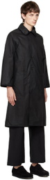 XENIA TELUNTS Black Raglan Coat