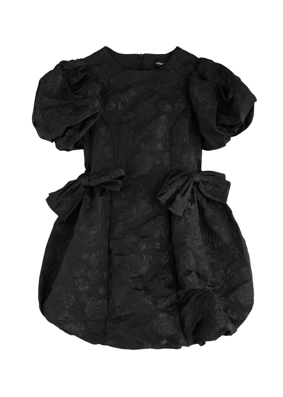 【英国発Sister Jane】Sapphire bow cloque mini dress Sister Jane Sapphire bow cloqué mini dress 12-UK12-M