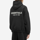 Fear of God ESSENTIALS Men's Core Logo Fleece Hoodie in Black