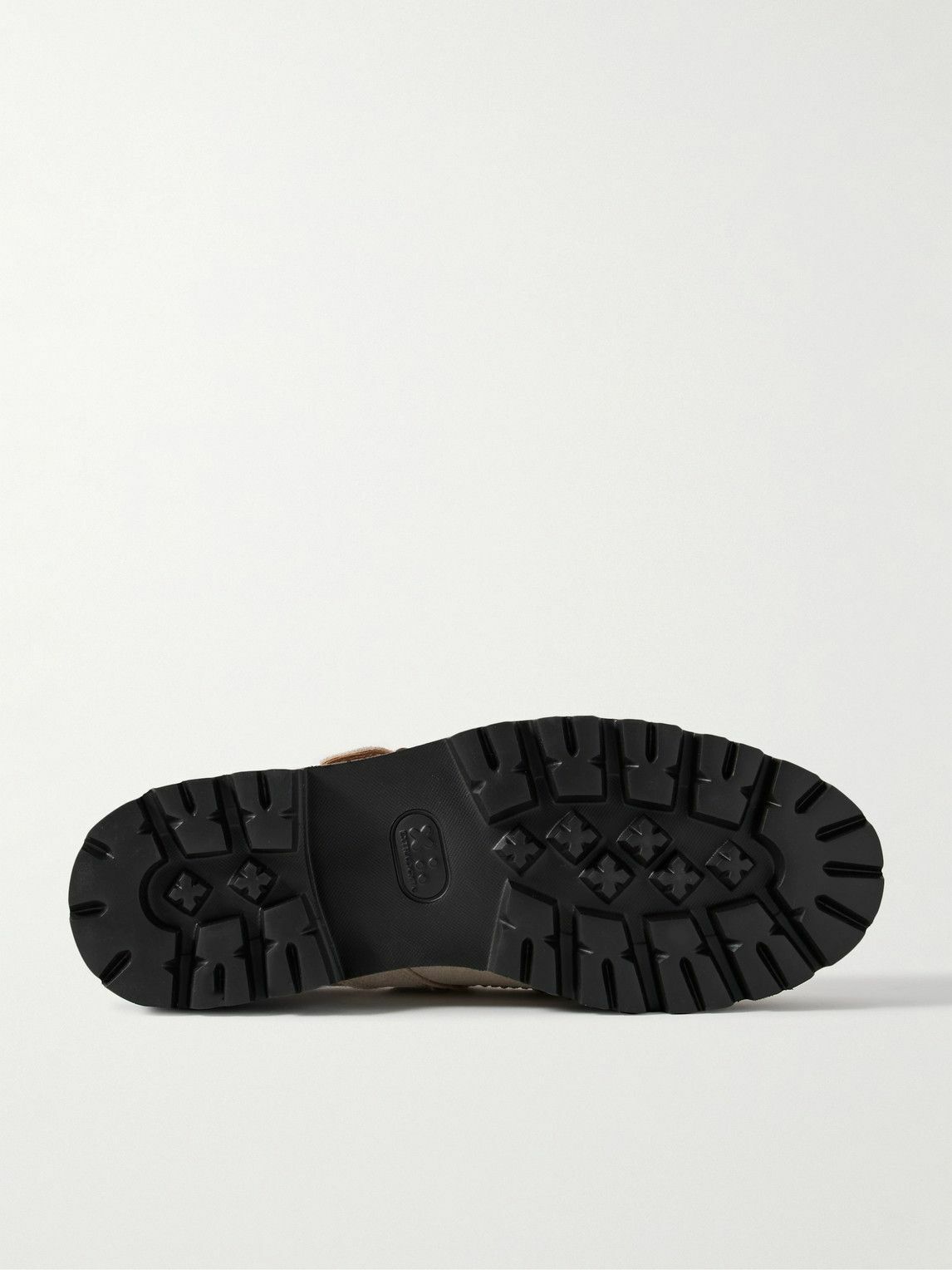 G.H. BASS - Corridor Fisherman Woven Suede Loafers - Neutrals