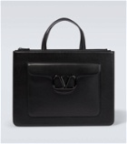 Valentino Garavani VLogo leather briefcase