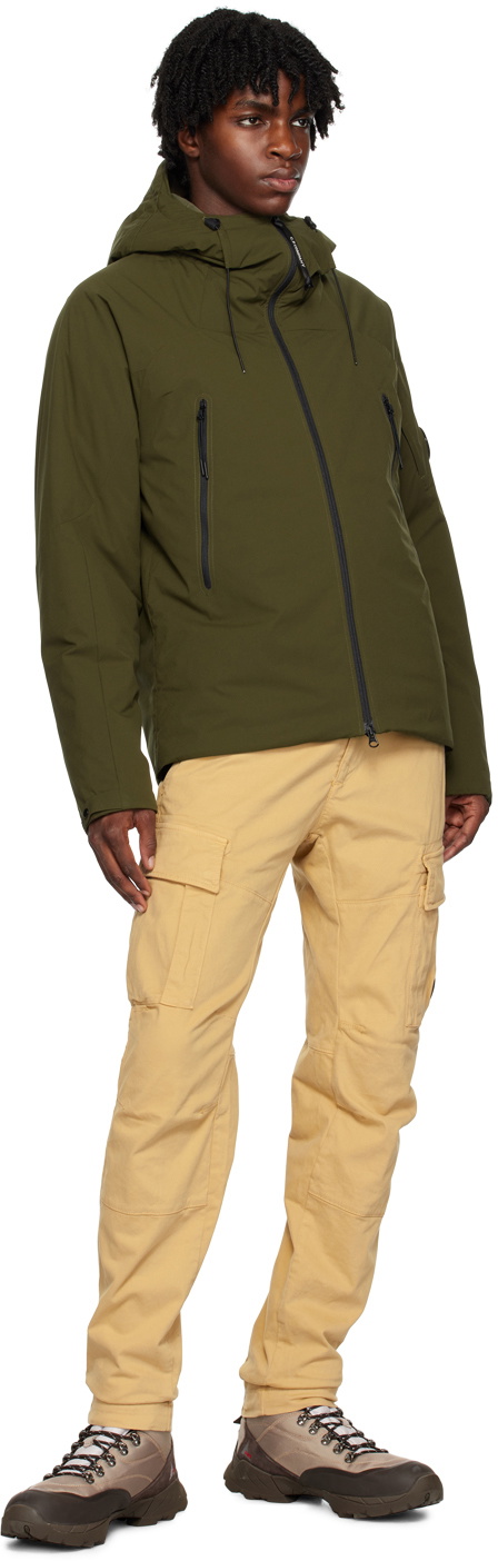 Cp company pro 2024 tek jacket green