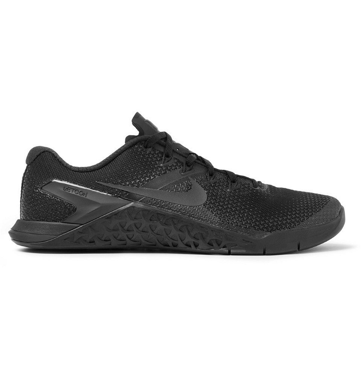 Photo: Nike Training - Metcon 4 Rubber-Trimmed Mesh Sneakers - Black