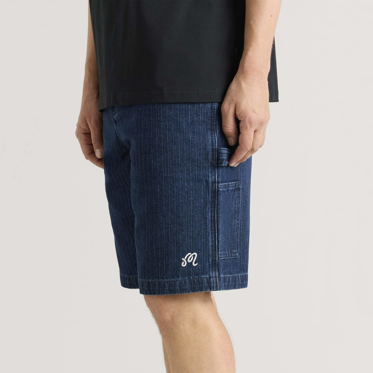 Malbon Men's Foreman Short in Blueberry