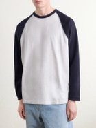 WTAPS - Ian Logo-Embroidered Cotton-Jersey T-Shirt - Gray