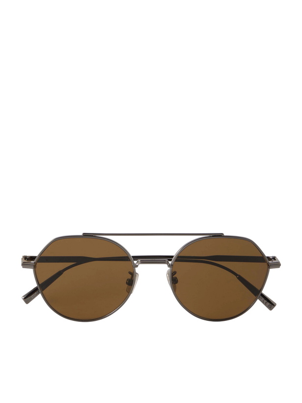 Photo: Dior Eyewear - DiorBlackSuit R6U Aviator-Style Gold-Tone Sunglasses