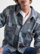 RRL - Patchwork Cotton Jacket - Blue