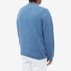 A.P.C. Men's A.P.C Chandler Donegal Crew Knit in Blue