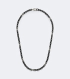 David Yurman DY Madison® titanium and sterling silver chain necklace