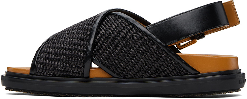 Marni Black Fussbett Sandals Marni