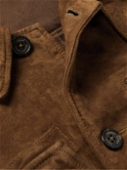 Polo Ralph Lauren - Belted Suede Jacket - Brown