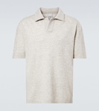Allude Wool and cashmere polo sweater