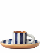 FERM LIVING - Milu Hand-painted Porcelain Snack Set