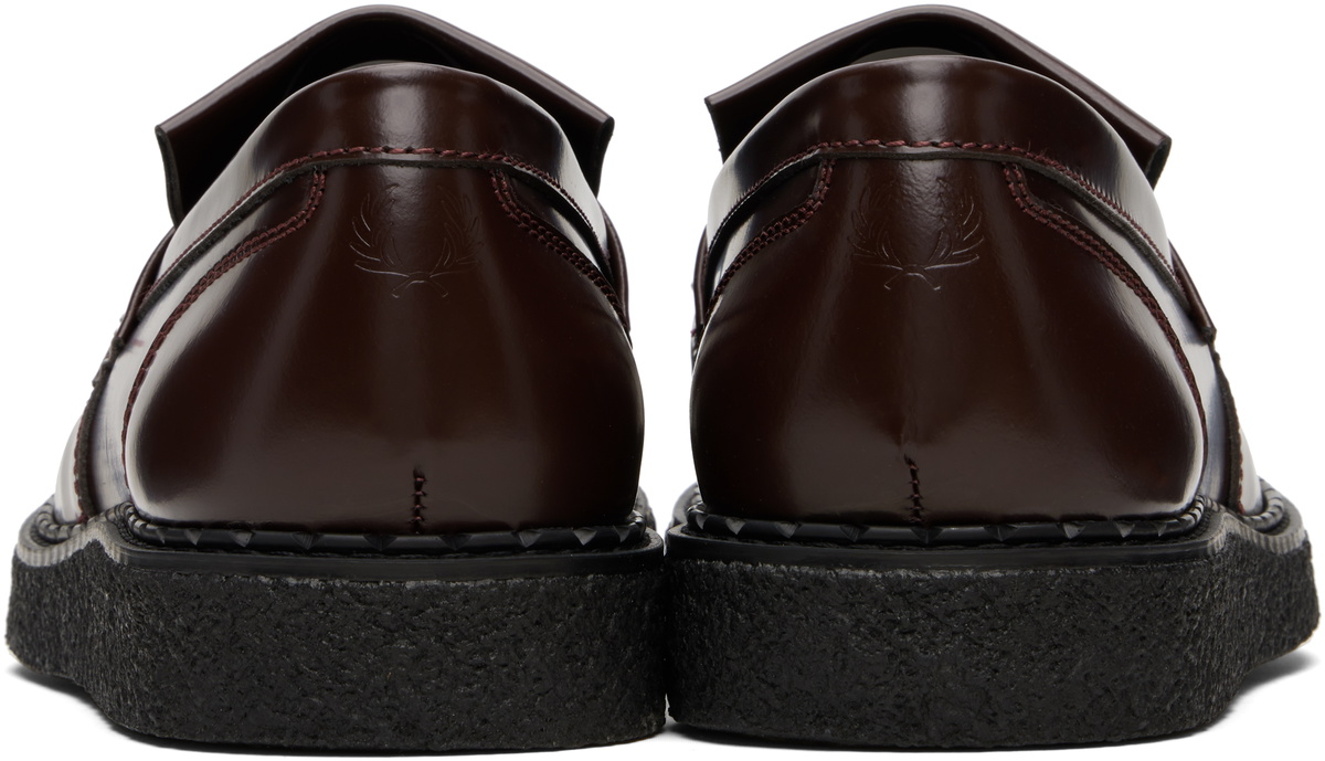 Fred Perry Burgundy George Cox Edition Tassel Loafers